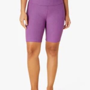 BEYOND YOGA Spacedye High Waisted Biker Short, 5” Inseam, Size Small, Purple